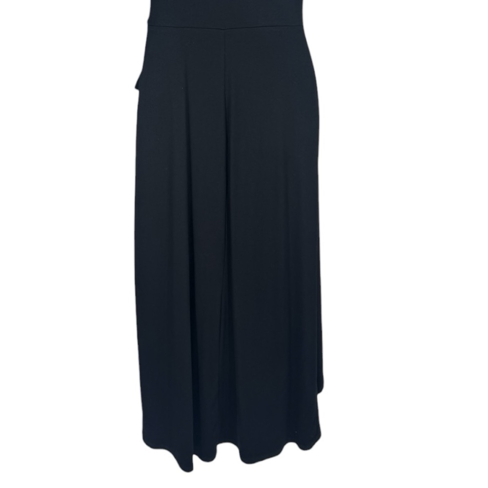 Tuckernuck Arielle Midi Dress Black Side Knot Jersey Knit S NWT - Picture 10 of 12